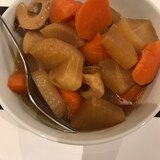 時短で！さつま揚げ・大根・にんじんの煮物！